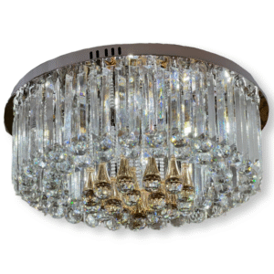 Lustre rond cristal 水晶吊灯